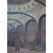 метро 1941 года, живопись, максимов, игорь, художник